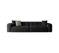 KIBONCY Modern Sectional Sofa, Oversized Boucle Couch for Living Room Small, Compact Modular for Tiny Apartments(B)