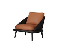 KIBONCY Modern Single Seating Set - Leisure Sofa Chair with Side Table for Salon VIP Lounge Hotel Lobby KTV Reception Office Waiting Area(Chair,E)