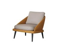 KIBONCY Modern Single Seating Set - Leisure Sofa Chair with Side Table for Salon VIP Lounge Hotel Lobby KTV Reception Office Waiting Area(Chair,H)