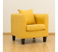 KIBONCY Modern Small Room Sofa, Modern Accent Chair, Cosy Padding, Sturdy Wooden Frame, for Living Room, Bedroom(A,72CM)