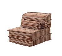 KIBONCY Modular Floor Sofa, Chenille Tufted Armless Chair for Living Room Stackable Cushion, Convertible Sleeper for Small Spaces(I)