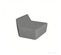 KIBONCY Modular Geometric Fabric Sofa Block, Lobby Combination Rhombus Triangle Ottoman Seat for Office Reception(B)