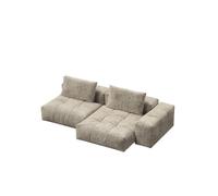 KIBONCY Modular Sectional Couches for Living Room,U-Shaped Cloud Couch with Deep Seat,Sofa with Chaise L-Shaped Design for(D)