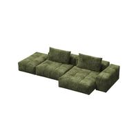 KIBONCY Modular Sectional Couches for Living Room,U-Shaped Cloud Couch with Deep Seat,Sofa with Chaise L-Shaped Design for(G)