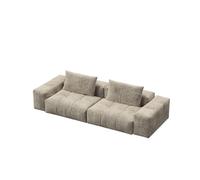 KIBONCY Modular Sectional Couches for Living Room,U-Shaped Cloud Couch with Deep Seat,Sofa with Chaise L-Shaped Design for(F)