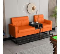 KIBONCY Multifunctional Billiard Viewing Chair Sofa,Billiards,Hall Table and While Heavy-Duty Upholstered Game Room Seating for Pool(6)