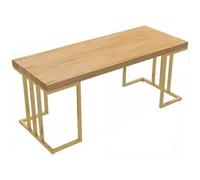 KIBONCY Nouveau canapé de Meubles en Fer de Style Chinois, Ensemble de Table et de chaises commerciales, Table de Meubles de réception et de négociation for Restaurant et hôtel(130cm a)