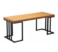 KIBONCY Nouveau canapé de Meubles en Fer de Style Chinois, Ensemble de Table et de chaises commerciales, Table de Meubles de réception et de négociation for Restaurant et hôtel(130cm b)