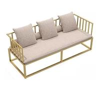 KIBONCY Nouveau canapé de Meubles en Fer de Style Chinois, Ensemble de Table et de chaises commerciales, Table de Meubles de réception et de négociation for Restaurant et hôtel(G)