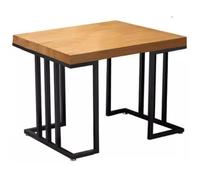 KIBONCY Nouveau canapé de Meubles en Fer de Style Chinois, Ensemble de Table et de chaises commerciales, Table de Meubles de réception et de négociation for Restaurant et hôtel(60cm b)