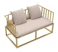 KIBONCY Nouveau canapé de Meubles en Fer de Style Chinois, Ensemble de Table et de chaises commerciales, Table de Meubles de réception et de négociation for Restaurant et hôtel(E)