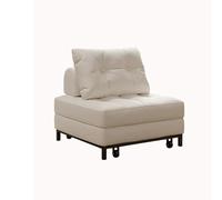 KIBONCY Out Bed Couch with Mattress Made of Carbon Steel Frame Chair Sleeper for Adults Futon Sofa Portable Fold Comfy for Living Room(A,120x95x80cm)