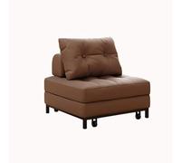 KIBONCY Out Bed Couch with Mattress Made of Carbon Steel Frame Chair Sleeper for Adults Futon Sofa Portable Fold Comfy for Living Room(C,70x95x80cm)