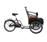 KIBONCY Petit Tricycle À Pédales avec Bac De Rangement Scellé, Cadre Bas, Vélo De Transport À Trois Roues for Le Transport Domestique, Les Fournitures De Jardin Et Les Livraisons(Style7)