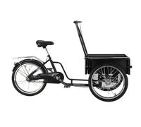 KIBONCY Petit Tricycle À Pédales avec Bac De Rangement Scellé, Cadre Bas, Vélo De Transport À Trois Roues for Le Transport Domestique, Les Fournitures De Jardin Et Les Livraisons(Style6)