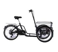 KIBONCY Petit Tricycle À Pédales avec Bac De Rangement Scellé, Cadre Bas, Vélo De Transport À Trois Roues for Le Transport Domestique, Les Fournitures De Jardin Et Les Livraisons(Style5)