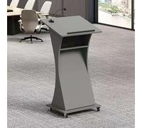 KIBONCY Podium de pupitre en Bois Massif, Support de Parole Minimaliste Moderne for Salle de conférence, Bureau de réception for Hall d'hôtel, chaire de cérémonie(D)