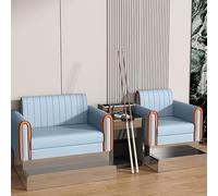 KIBONCY Premium Billiard Chair with Side Table, PU Leather Pool Game Room Seating,Billiards Ball-Watching for Hall and Sofa(4)