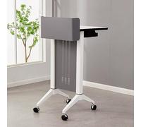 KIBONCY Pupitre à roulettes, Support Mobile et Stable for Discours, conférences, église, Lecture ou Bureau for Ordinateur Portable(C)