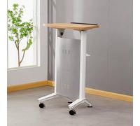 KIBONCY Pupitre à roulettes, Support Mobile et Stable for Discours, conférences, église, Lecture ou Bureau for Ordinateur Portable(B)