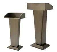 KIBONCY Pupitre en Acier Inoxydable à roulettes, idéal for Les églises, Les conférences, Les Discours et Les Mariages.(D)