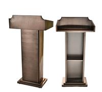 KIBONCY Pupitre en Acier Inoxydable à roulettes, idéal for Les églises, Les conférences, Les Discours et Les Mariages.(I)