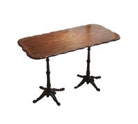 KIBONCY Retro Cigar Bar Sofas, Bar Private Booths, Commercial American-Style Coffee Shop Tables and Chairs(E)