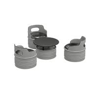 KIBONCY Retro Patio Conversation Set, 3 Chairs + 1 Table Industrial Furniture with Waterproof PU Seating,Steel Barrel Construction for Cafe Bar Living Room(F)