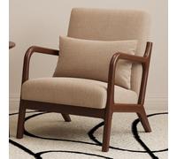 KIBONCY Siège rembourré Simple Chaise d'appoint Moderne du Milieu du siècle rembourré en Tissu for Chambre à Coucher, Salon(E)