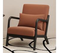 KIBONCY Siège rembourré Simple Chaise d'appoint Moderne du Milieu du siècle rembourré en Tissu for Chambre à Coucher, Salon(B)