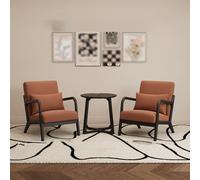 KIBONCY Siège rembourré Simple Chaise d'appoint Moderne du Milieu du siècle rembourré en Tissu for Chambre à Coucher, Salon(I)