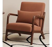 KIBONCY Siège rembourré Simple Chaise d'appoint Moderne du Milieu du siècle rembourré en Tissu for Chambre à Coucher, Salon(A)