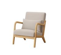 KIBONCY Siège rembourré Simple Chaise d'appoint Moderne du Milieu du siècle rembourré en Tissu for Chambre à Coucher, Salon(G)