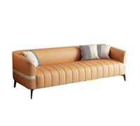 KIBONCY Sofa Small Apartment Double Couch, Modern White Couches for Living Room, Mid-Century Beige, Luxury Loveseat(B,200cm)