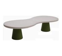 KIBONCY Tables et chaises for l'espace de Divertissement du Centre d'éveil des Enfants : Un Ensemble Table et chaises de Forme irrégulière, Peint à la Main.(180 * 70 * 60cm)