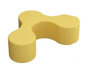 KIBONCY Tabourets rembourrés minimalistes et élégants, agencement de sièges modulaires for Salons et salles de réception, poufs en Simili Cuir résistant aux Rayures de Forme Unique(A3)