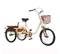 KIBONCY Tricycle pour Adultes, vélos à 3 Roues, Hauteur Assise de 31,5'', avec paniers Amovibles Avant et arrière, pour Adultes, Seniors, Femmes et Hommes B