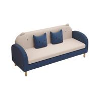 KIBONCY Velvet Sofa with Tufted Backrest,Stain-Resistant 3-Seater Upholstered Couch Shiny with Metal Legs for Luxury Living Room(F,200cm)