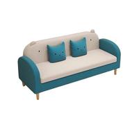 KIBONCY Velvet Sofa with Tufted Backrest,Stain-Resistant 3-Seater Upholstered Couch Shiny with Metal Legs for Luxury Living Room(B,123cm)