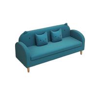 KIBONCY Velvet Sofa with Tufted Backrest,Stain-Resistant 3-Seater Upholstered Couch Shiny with Metal Legs for Luxury Living Room(A,123cm)