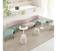 KIBONCY Zone De Réception d'un Immeuble Bureaux Combiné Moderne avec Hall Banque, Comprenant Une Table À Thé Et Un Canapé Créatifs Confortables for La Détente(D)