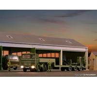 Kibri 18024 Militaire MAN Avec Remorque Plate