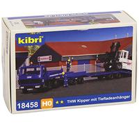 Kibri 18458 H0 THW Kipper avec Pendentif en Forme de Drapeau