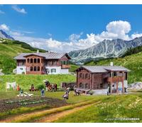KIBRI 37029 Échelle N Due Chalet Alpines (Complets de Base) (Village De Sertig)