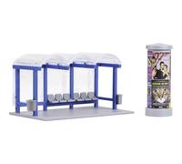 Kibri 38142 H0 SET d'arrêt de bus Deko