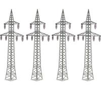 Kibri Pylônes électriques 38533 H0 – Set Deko boutons de courant, 4 pièces