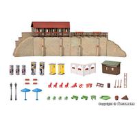 KIBRI 38916 Échelle HO Mur De Cinta Avec Accessoires (Weil Der Stadt)