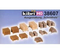 Set de planches et poutres décor-HO-1/87-KIBRI 38607