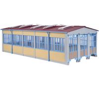 Kibri 39450 H0 Hangar de locomotive à trois roues