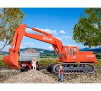 KIBRI ATLAS pelle sur chenilles LC 2004 - HO 1/87 - Kibri 10434